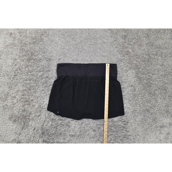 Athleta Black Skort 1X Polyester Preowned Women's Short Run with it skort - Picture 5 of 7